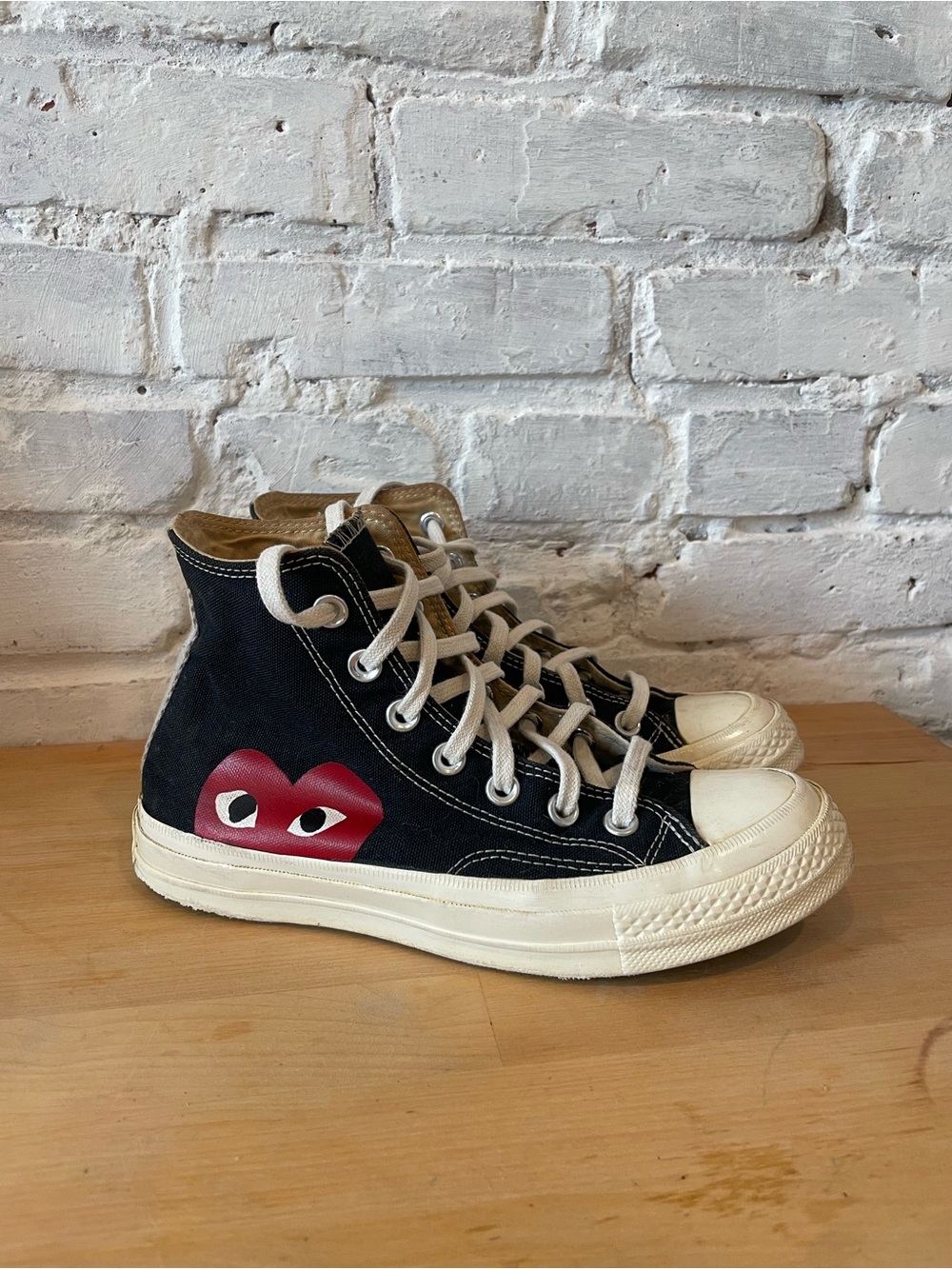 Converse Comme des Garçons High-top Chuck in Black Canvas